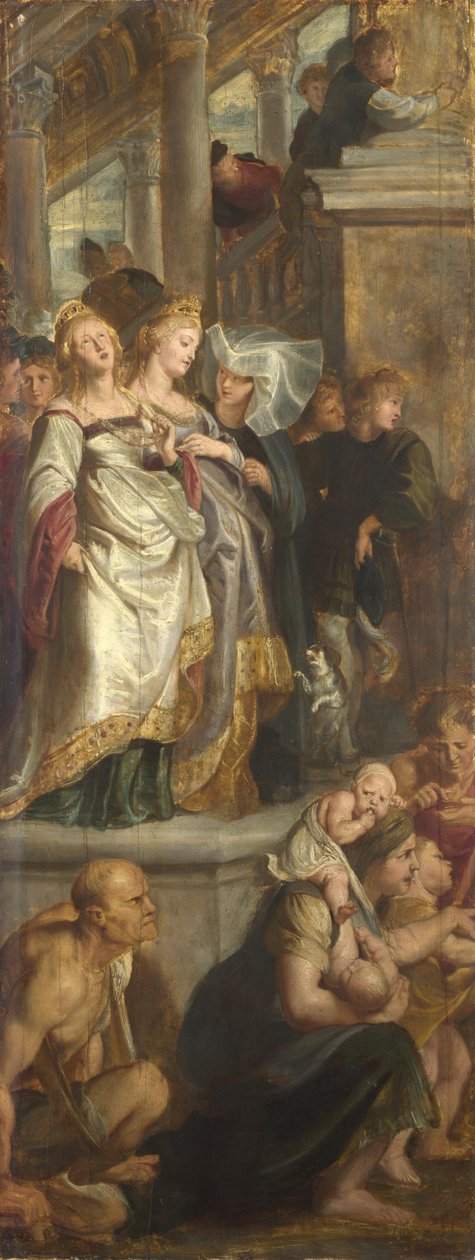 ثلاث شهود. Sketch for High Altarpiece ، سانت بافو ، جنت ، 1612 بواسطة بيتر بول روبنز