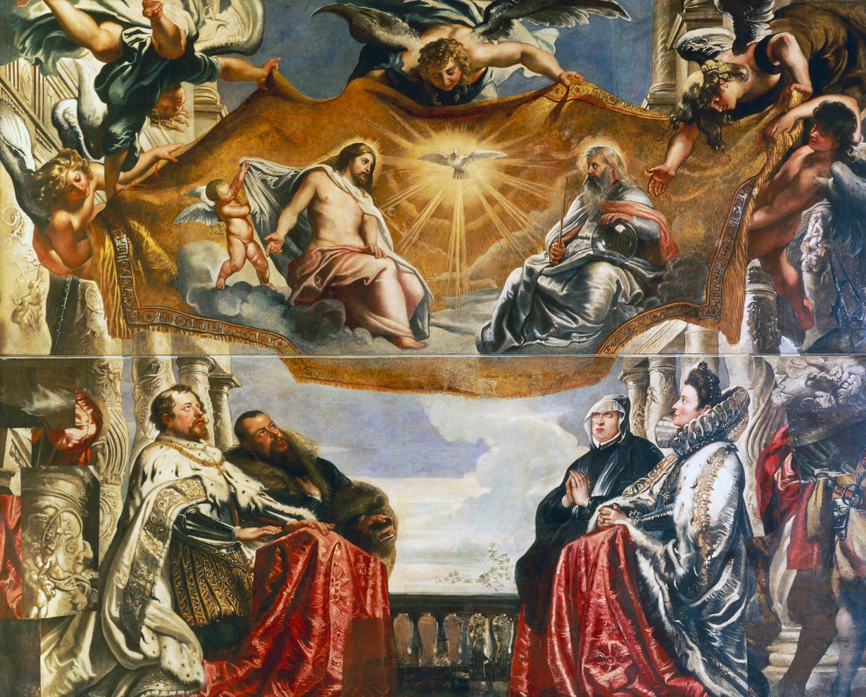 Trinity adored by Gonzaga family بواسطة بيتر بول روبنز