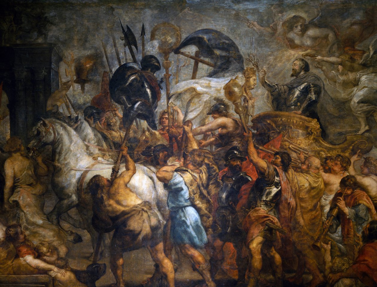 Triumphal entry of Henri IV in Paris (March 22 بواسطة بيتر بول روبنز