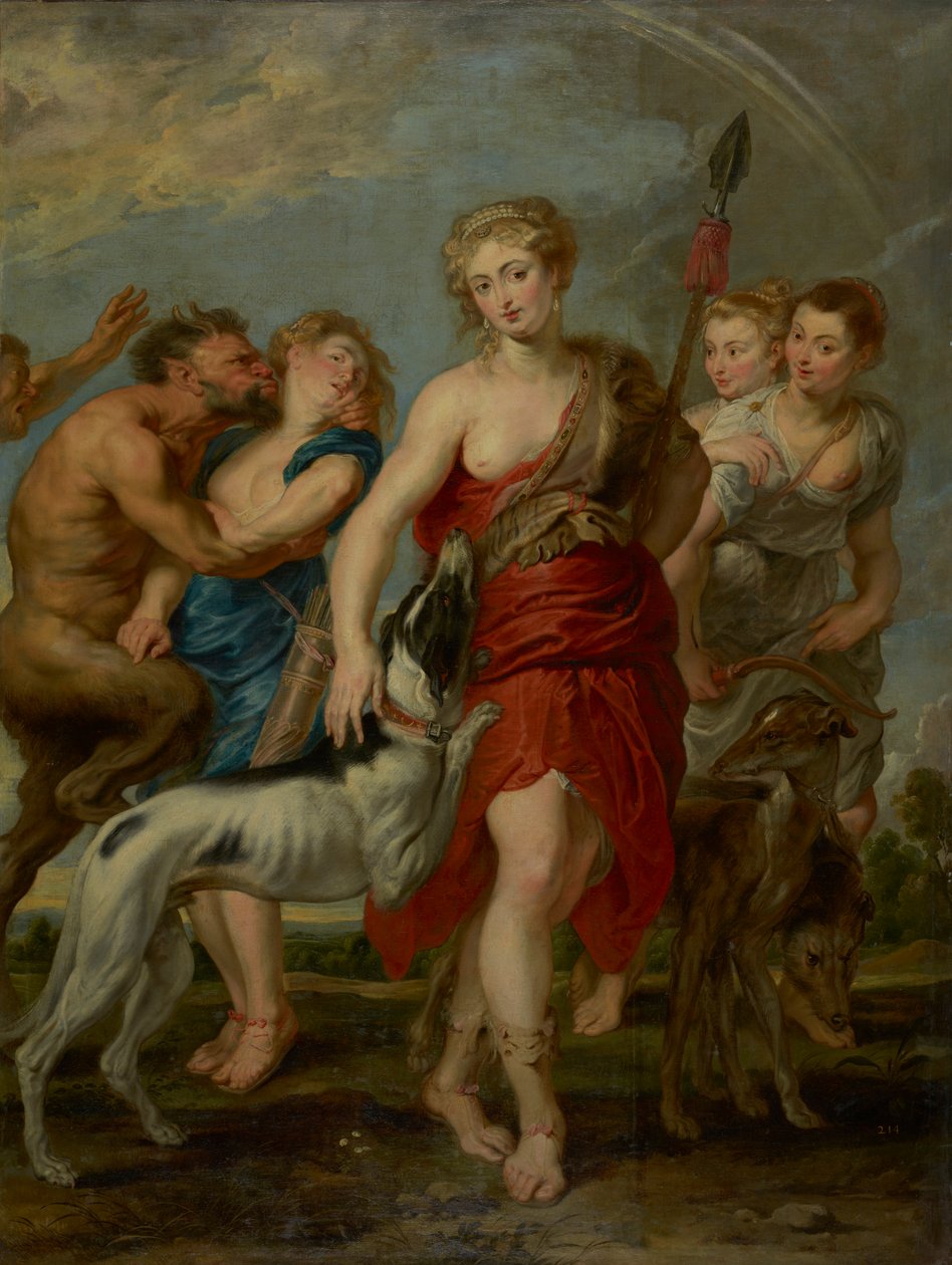 ديانا وحورياتها في الصيد ، 1627-8 بواسطة استوديو بيتر بول لروبنز