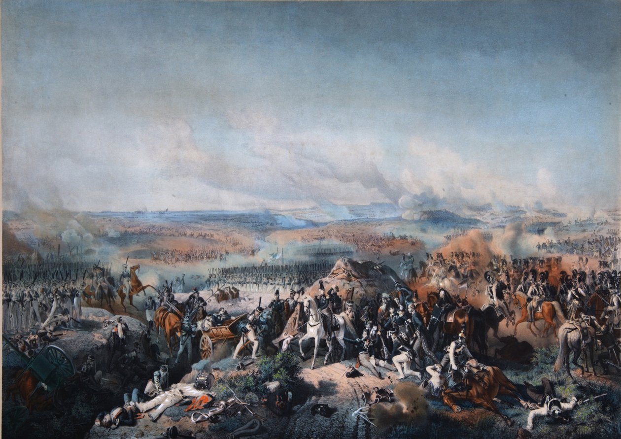معركة بورودينو في 26 أغسطس 1812 ، الربع الأول من القرن التاسع عشر. بواسطة بيتر فون هيس