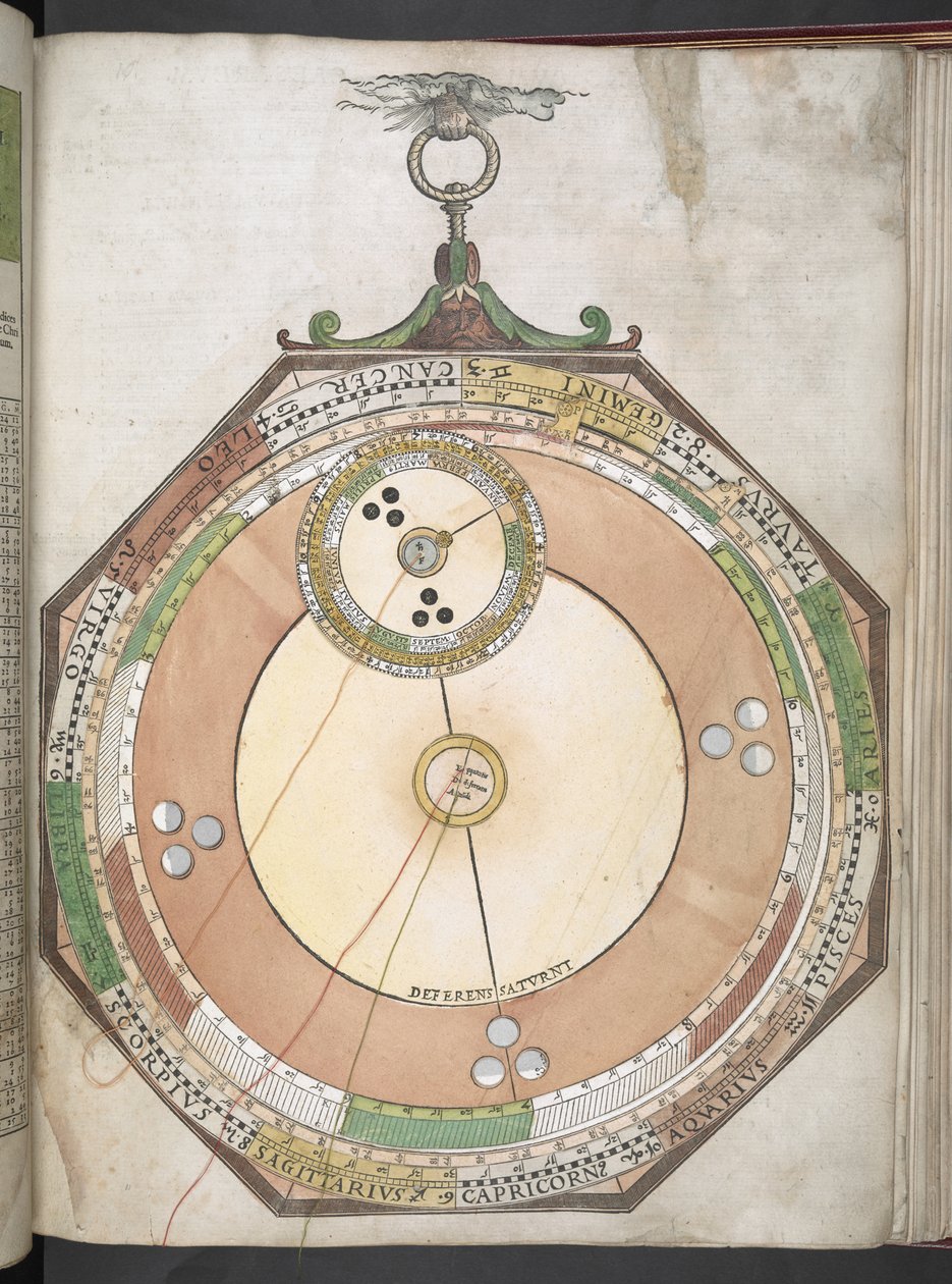 الخرائط C.6.d.5. f.11r "Astronomicum Caesareum ..." بواسطة بطرس (بعد) أبيانوس
