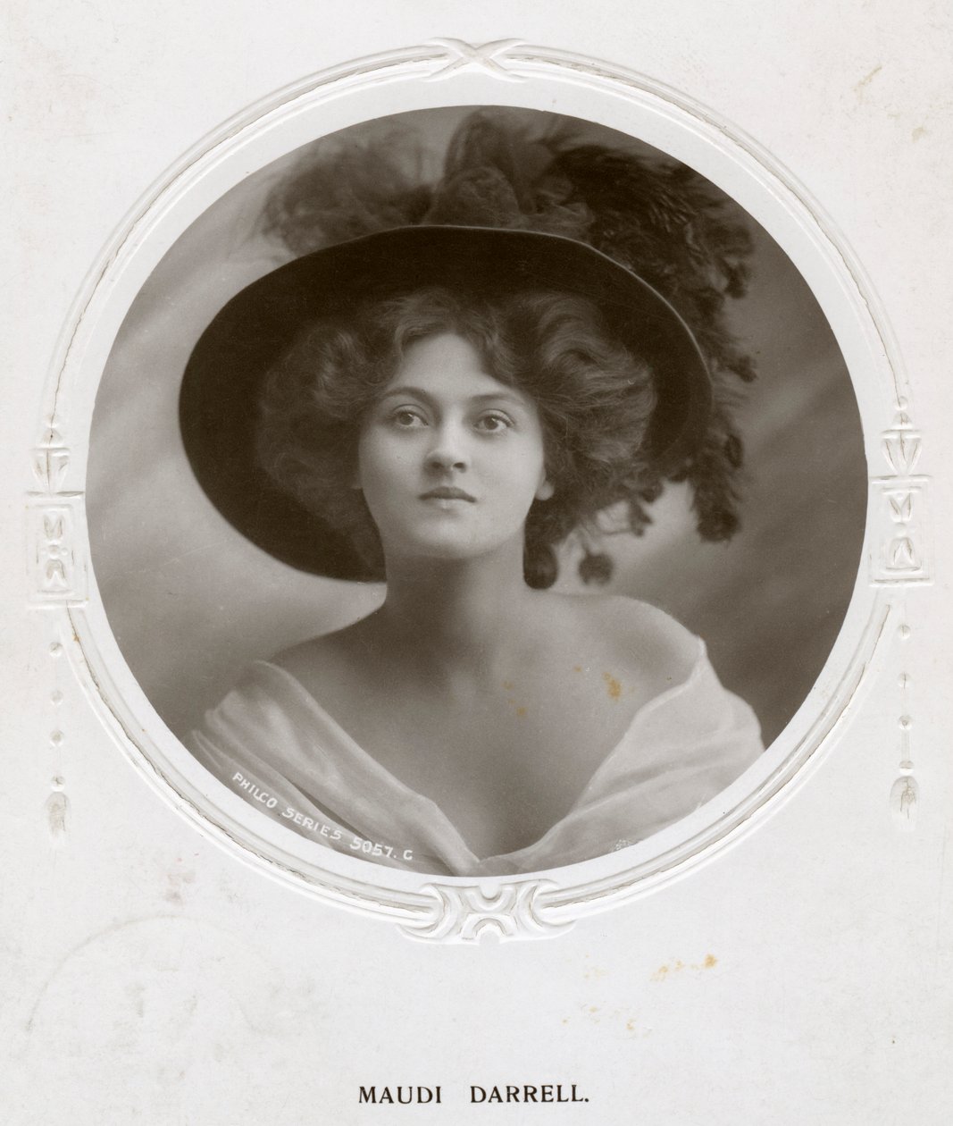 ماودي داريل ، الممثلة البريطانية ، c1908. بواسطة شركة فيلكو للنشر