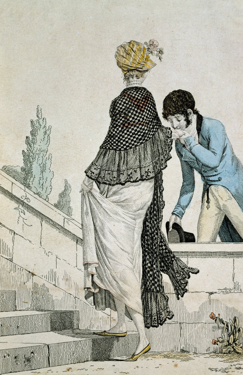 مشهد جالانت ، بواسطة لويس فيليبرت ديبوكورت (1755-1832) ، نقش. فرنسا بواسطة فيليبيرت لويس ديبوكورت