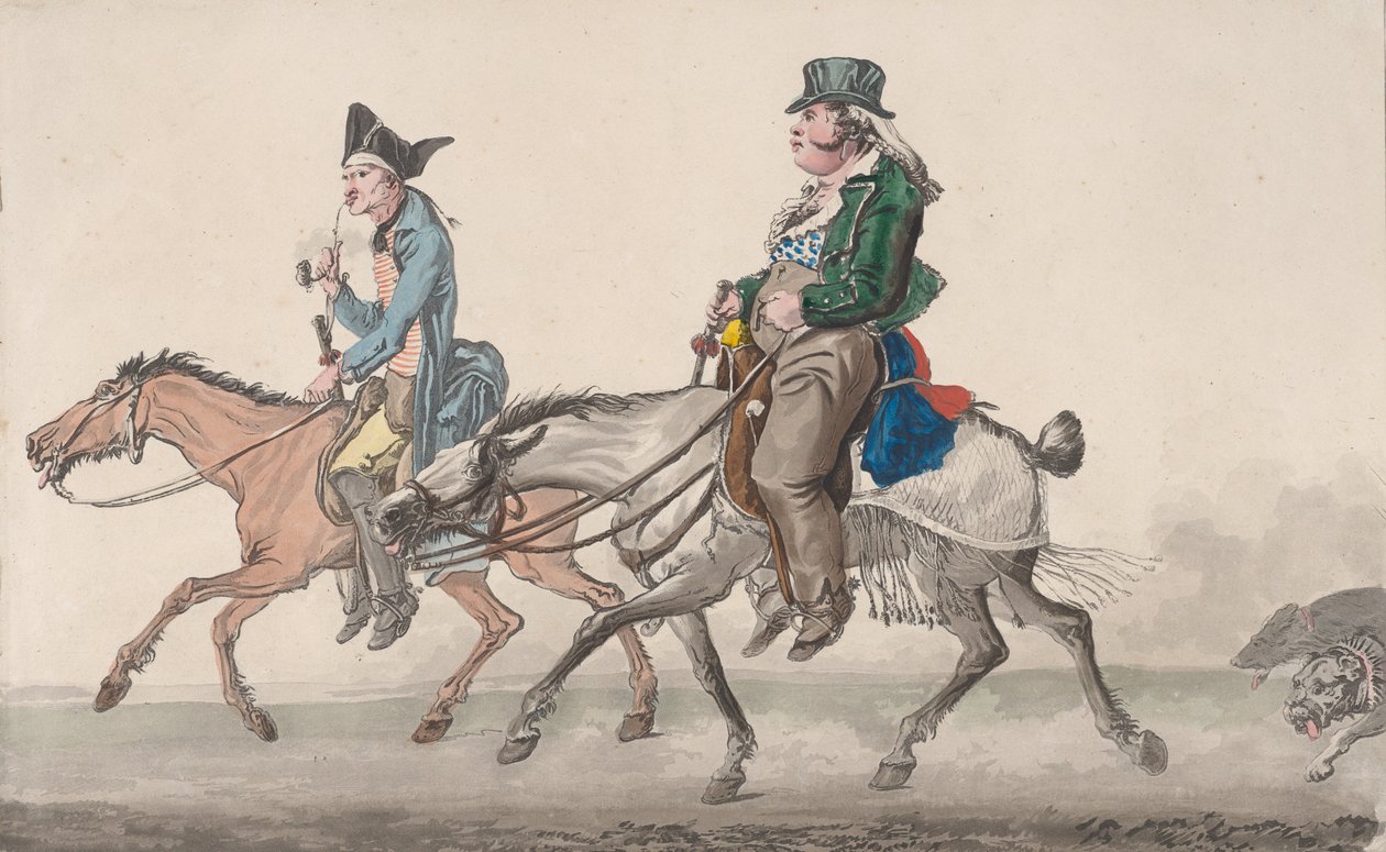الطريق إلى Poissy ، 1816. بواسطة فيليبيرت لويس ديبوكورت