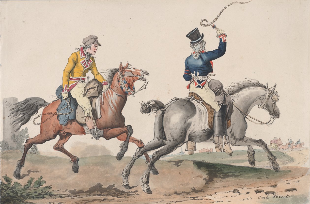 طريق البريد ، 1817. بواسطة فيليبيرت لويس ديبوكورت