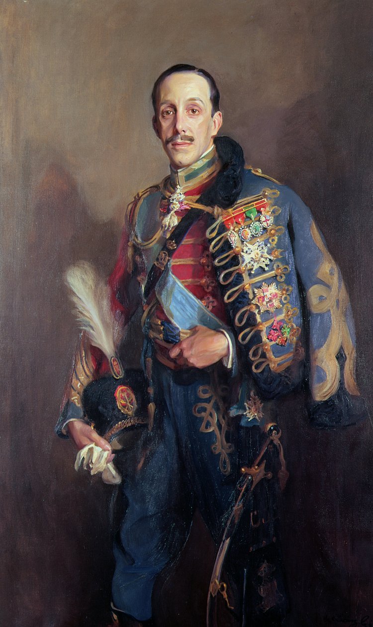 صورة لملك إسبانيا ألفونسو الثالث عشر (1886-1941) بواسطة فيليب أليكسيوس دي لازلو