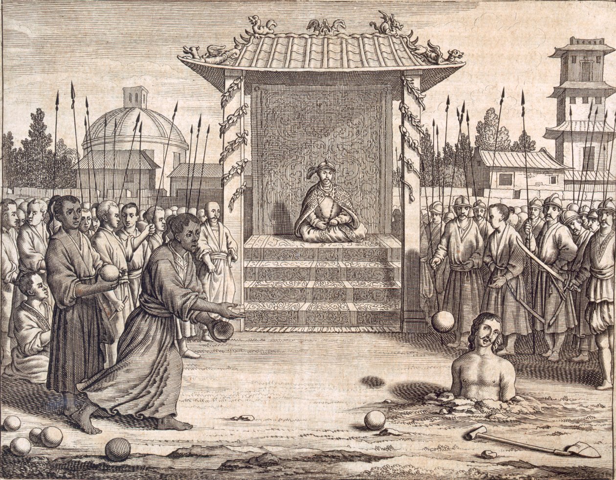 "مغتصب رجم حتى الموت" ، حانة. 1672. بواسطة فيليب بالدايوس