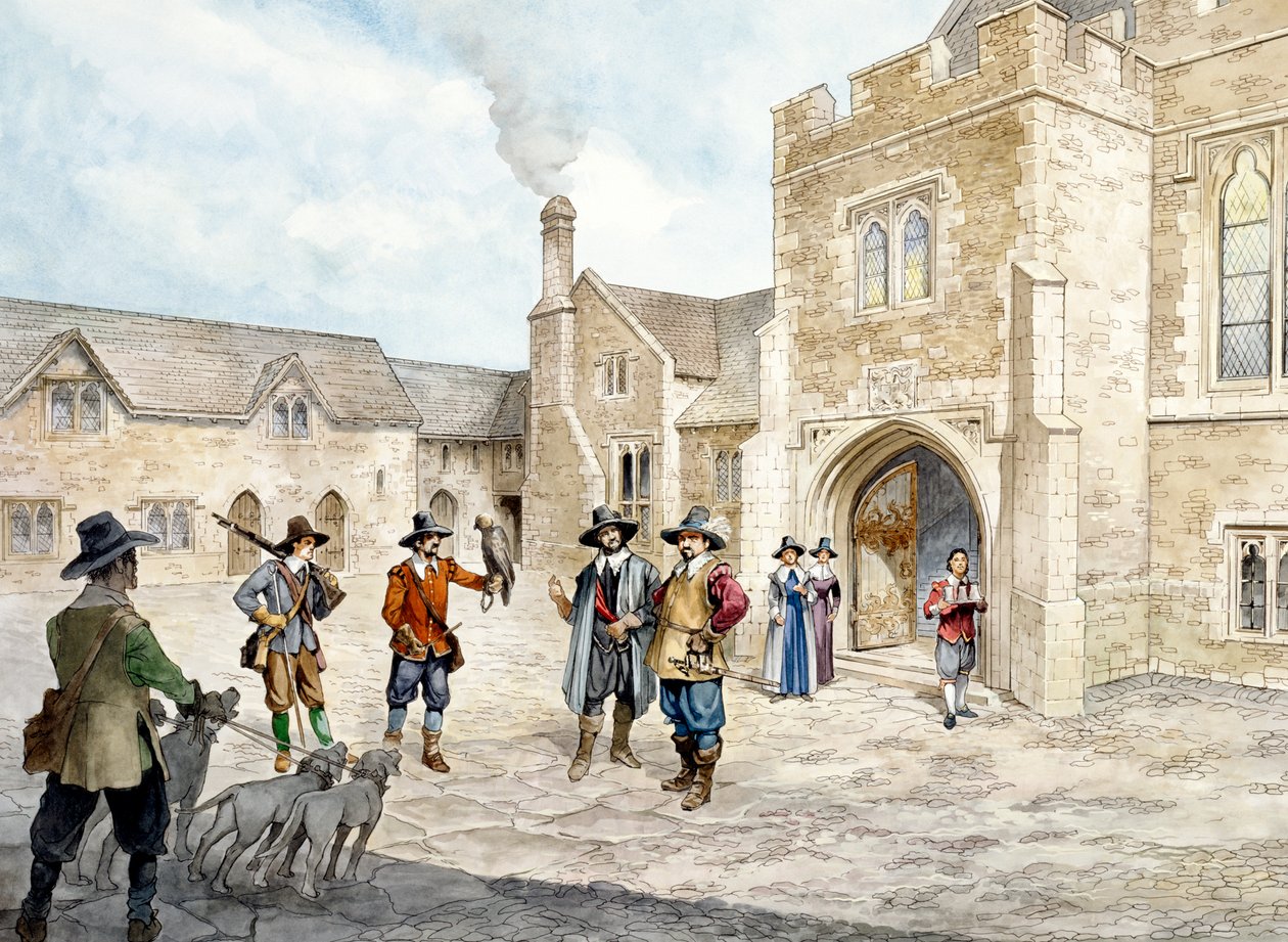 قلعة Farleigh Hungerford ، c1660 ، c1990-2010 بواسطة فيليب كورك