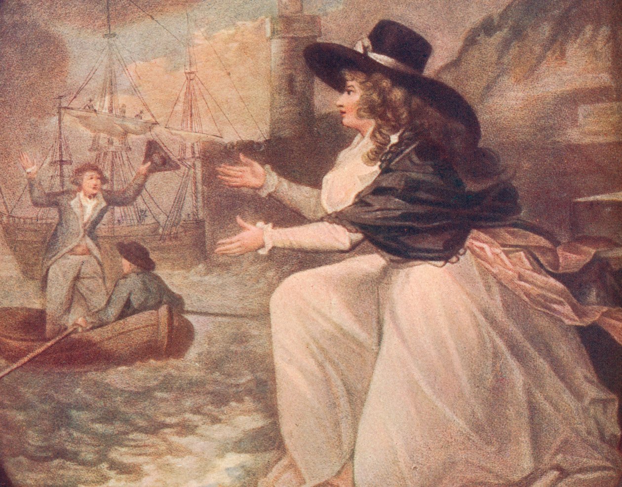 الفرح المتبادل ، أو السفينة في الميناء ، c1788 ، 1906 بواسطة فيليب داو