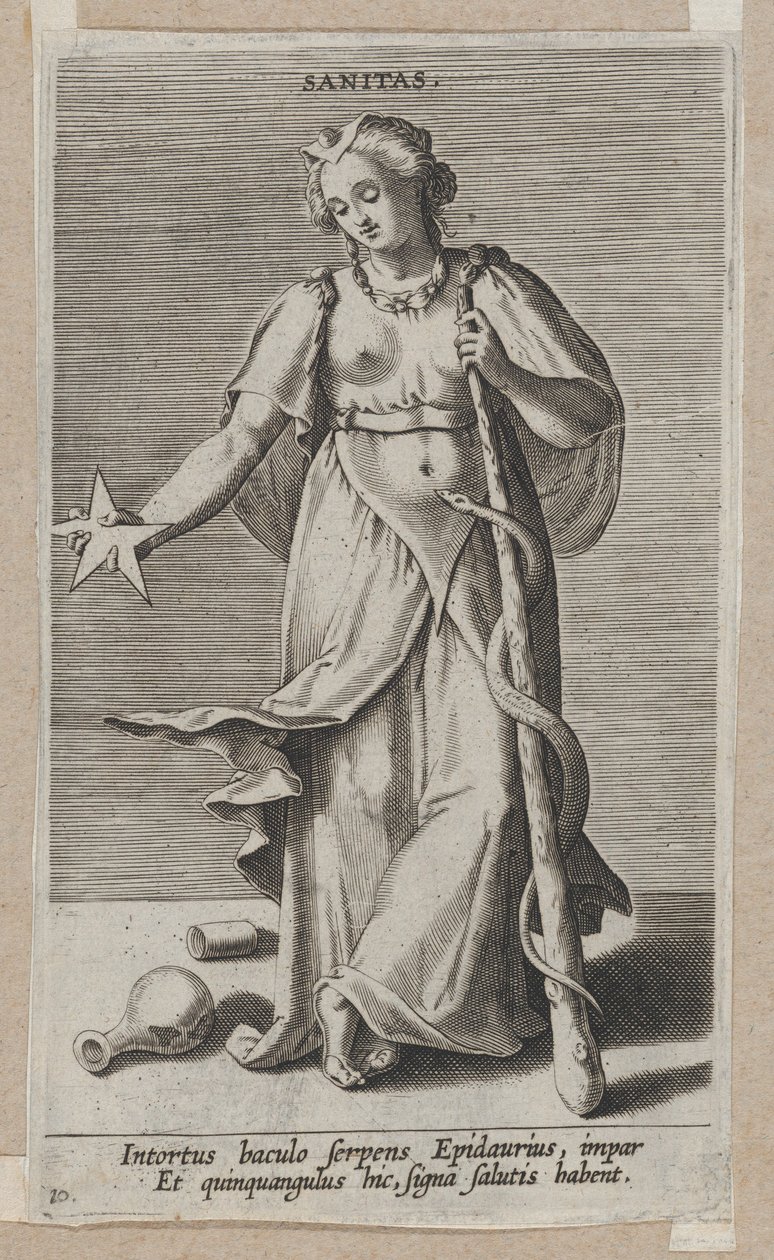 سانيتاس ، من بروسوبوجرافيا ، كاليفورنيا. 1585-90. ، كاليفورنيا. 1585-90. بواسطة فيليب جالي
