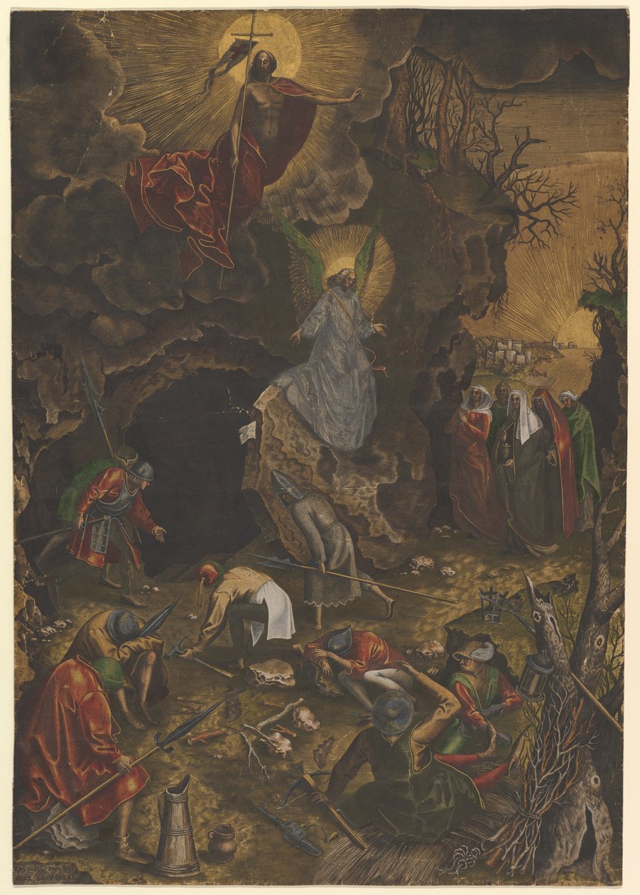 القيامة ، كاليفورنيا. 1562-63. بواسطة فيليب جالي