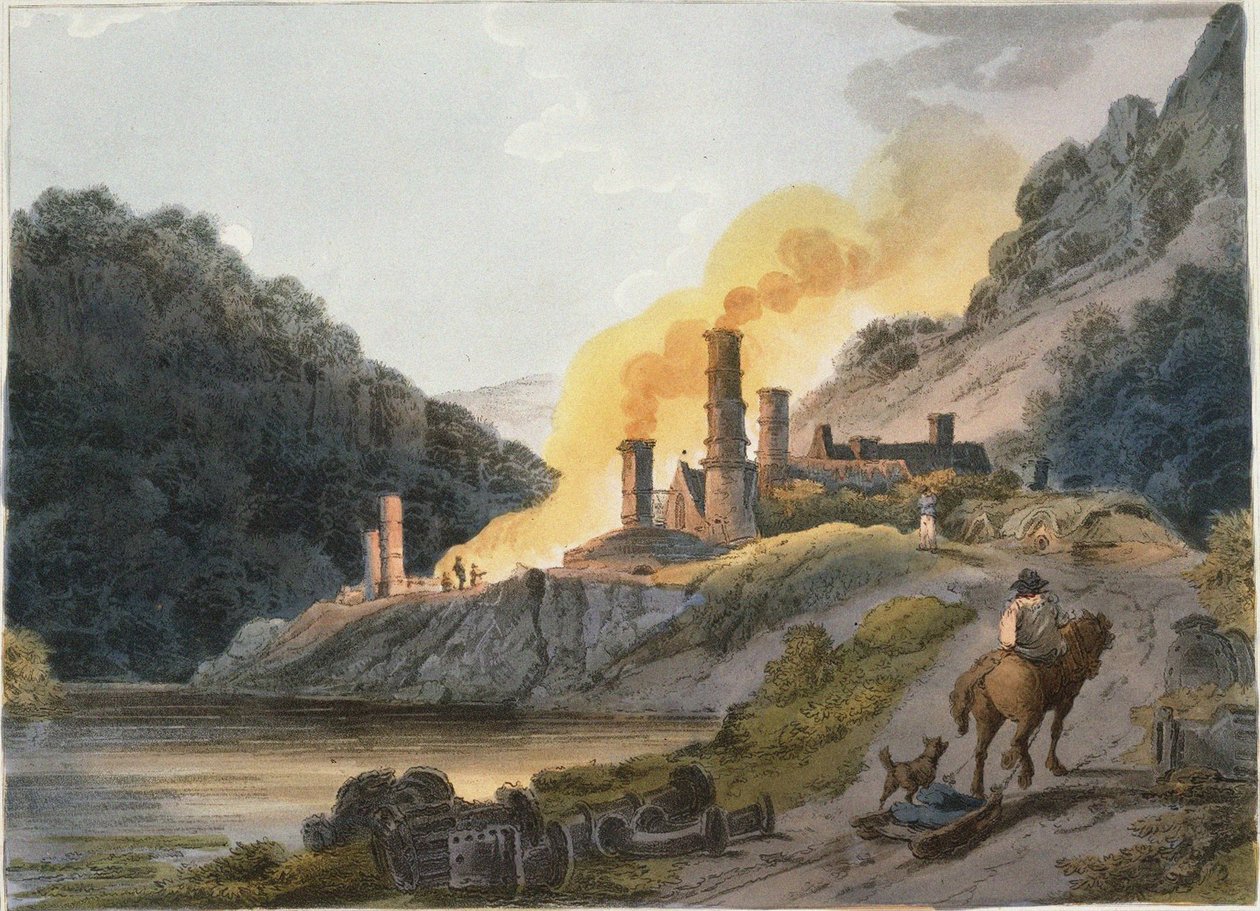 أعمال الحديد ، كولبروك ديل ، 1805 بواسطة فيليب جيمس لوثربورج الأصغر