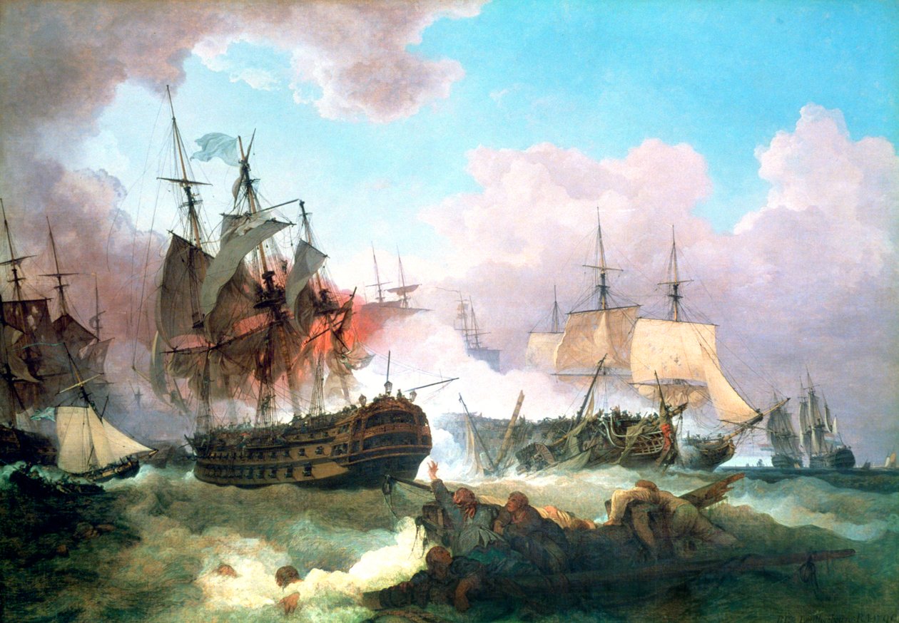 معركة كامبرداون 1799 بواسطة فيليب جيمس دو لوثيربورغ