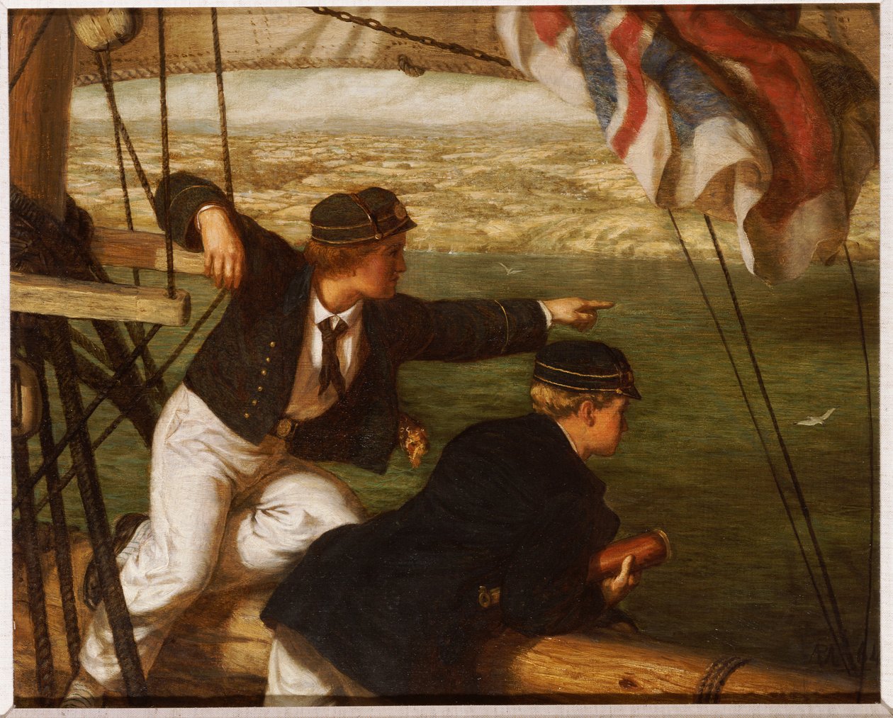 Land Ahoy! ، 1864 بواسطة فيليب ريتشارد موريس