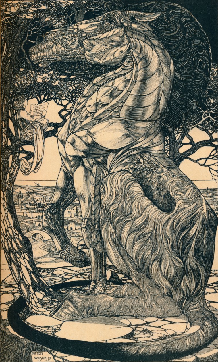 رستم وسيموغ ، c1897 بواسطة فيليب ويليام ماي
