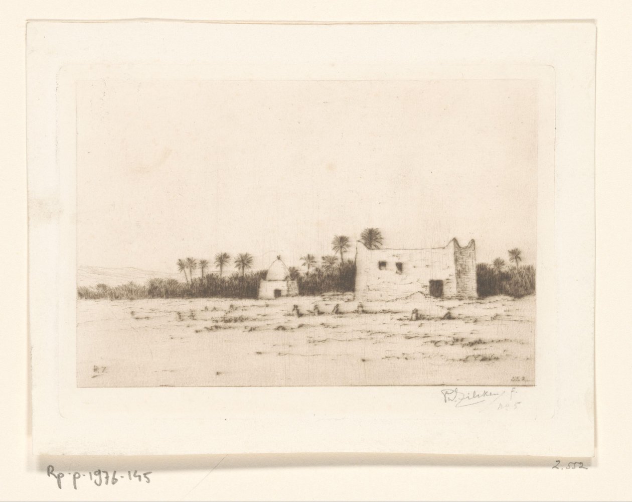 مقبرة في واحة واحة Cimetière d