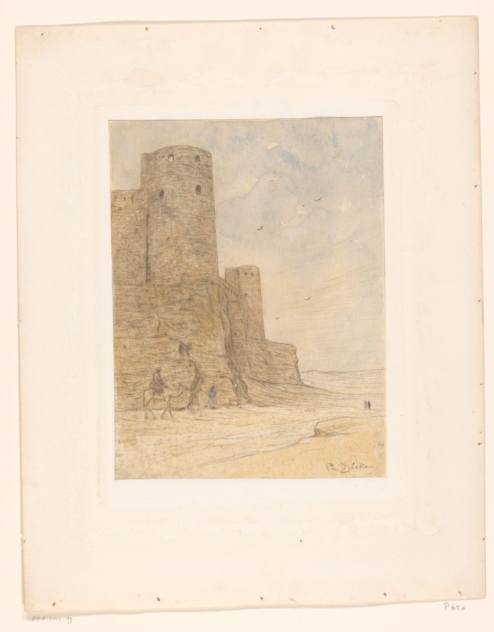 قلعة في الصحراء Les remparts de Salladin (العنوان الأصلي) بواسطة فيليب زيلكن (بتوقيع الفنان)