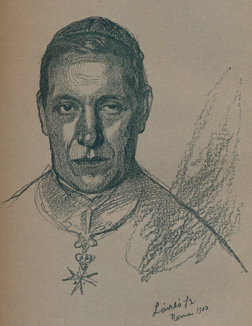صورة رسمية لفضيلة الكاردينال رامبولا ، 1900 1901-1902. الفنانين: Fulop Laszlo و Philip A de Laszlo. بواسطة فيليب دي لازلو