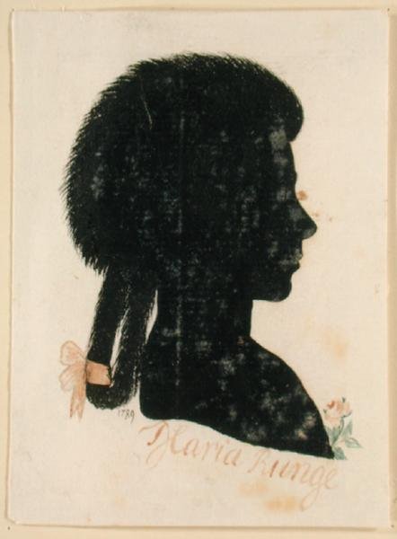 ماريا إليزابيث رونج (مواليد 1773) ، 1789 (حبر هندي على ورق) بواسطة فيليب أوتو رونج