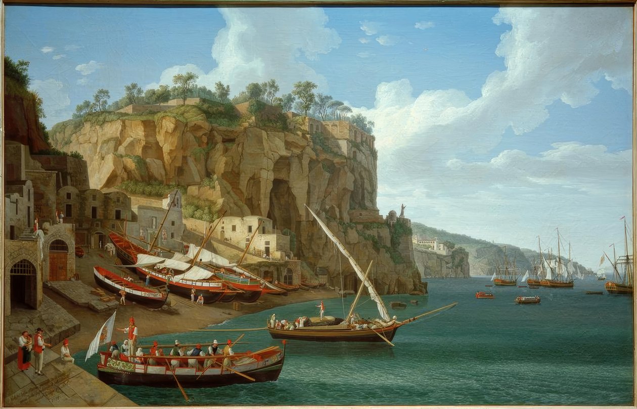 J.Ph. Hackert ، Marina Piccola in Sorrent - Gem. ، 1794 بواسطة فيليب هاكيرت