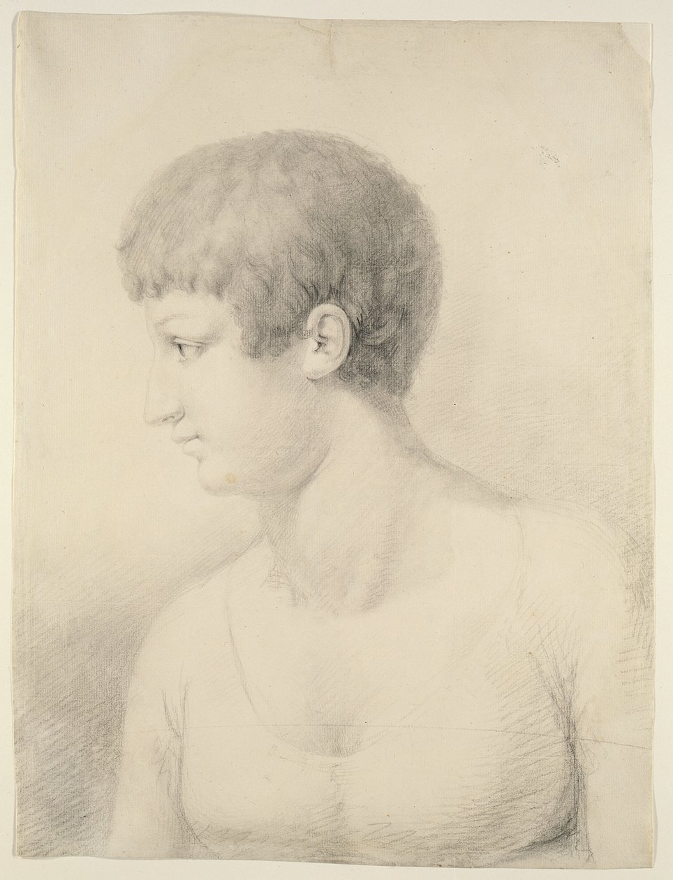 صورة لبولين رونج ، 1801 (طباشير أسود على ورق) بواسطة فيليب أوتو رونج
