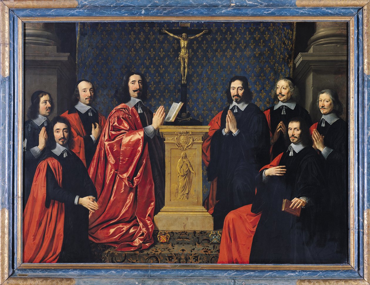 The Prevot des Marchands and the echevins of the Paris، 1648 بواسطة فيليب دي شامبين