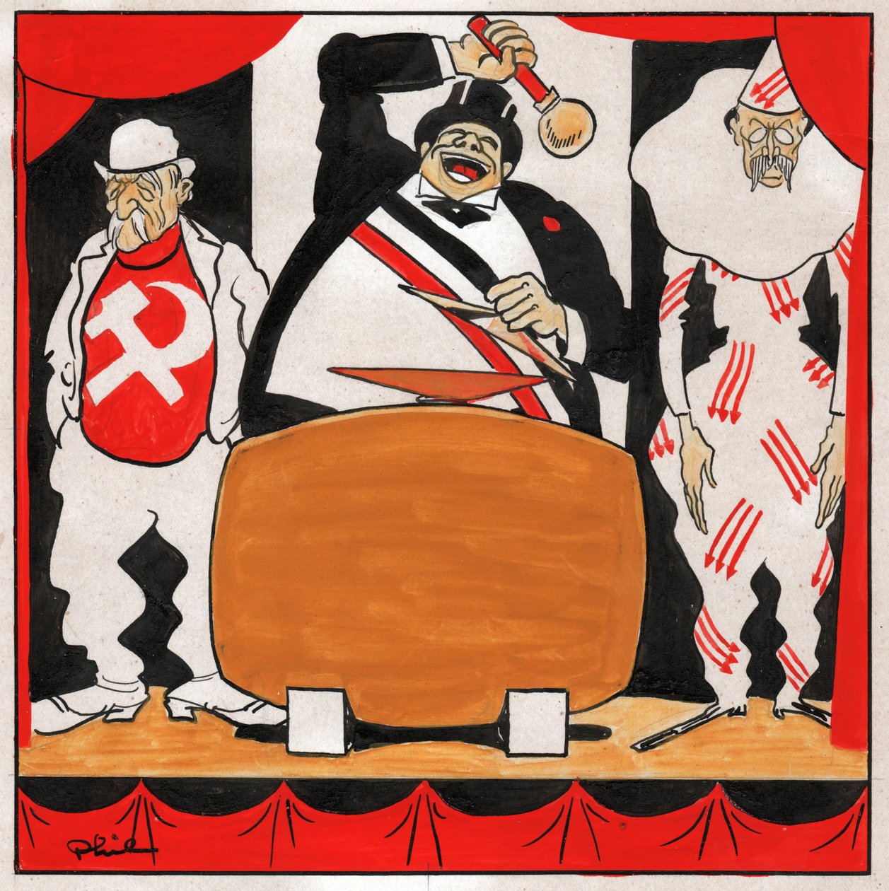ليون بلوم. 1930-1936 (نقش) بواسطة فيليب (1905 1940) لاركيه