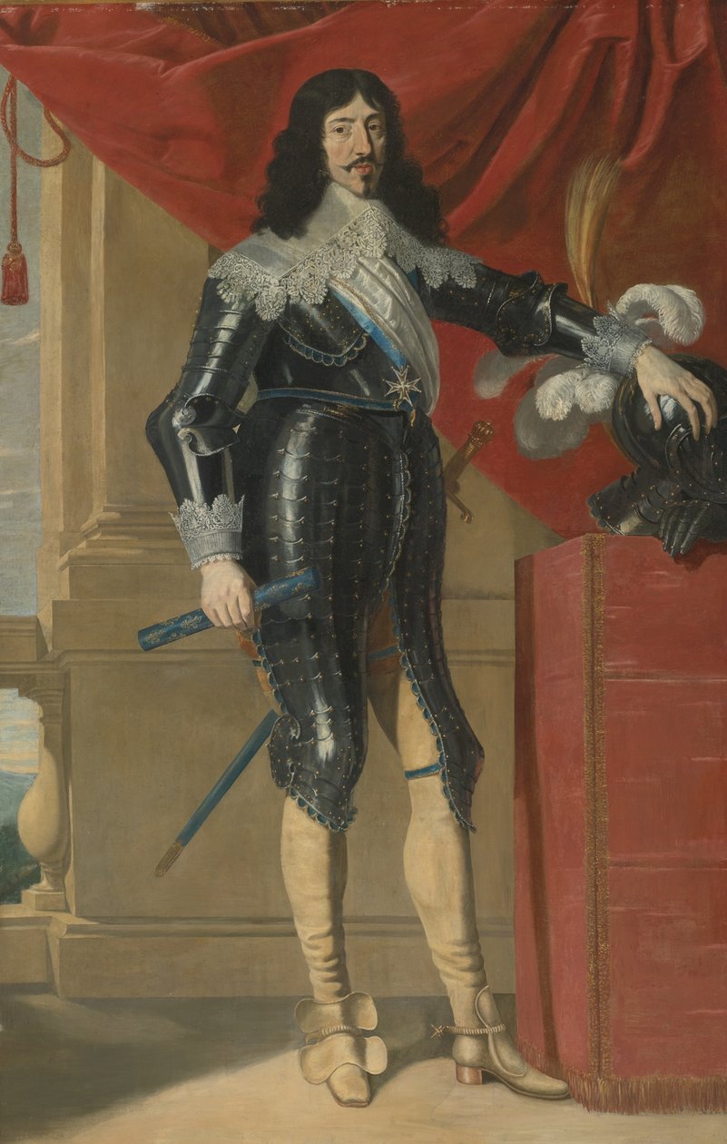 صورة لويس الثالث عشر ملك فرنسا 1601-1643 ، النصف الأول من القرن السابع عشر بواسطة فيليب دي شامبين