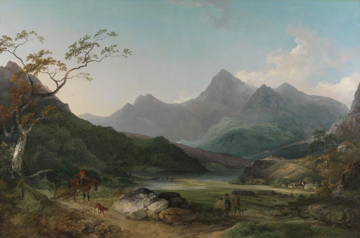 سنودون من Capel Curig بواسطة فيليب جاك دو لوبيرج