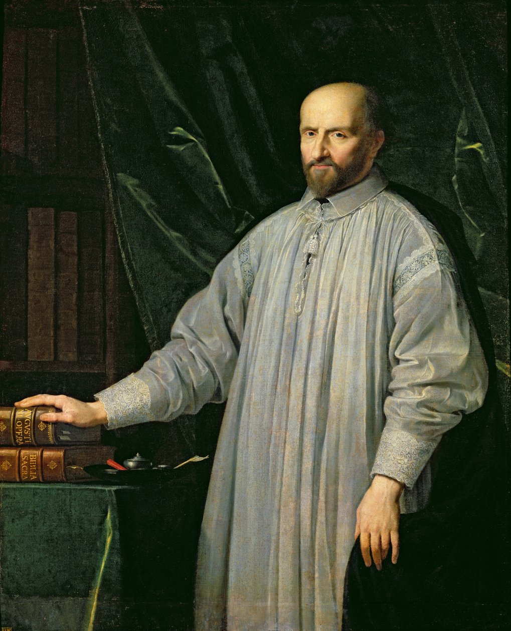 جان Duvergier de Hauranne (1581-1643) رئيس دير سانت سييران ، 1646-48 بواسطة فيليب دي شامبين