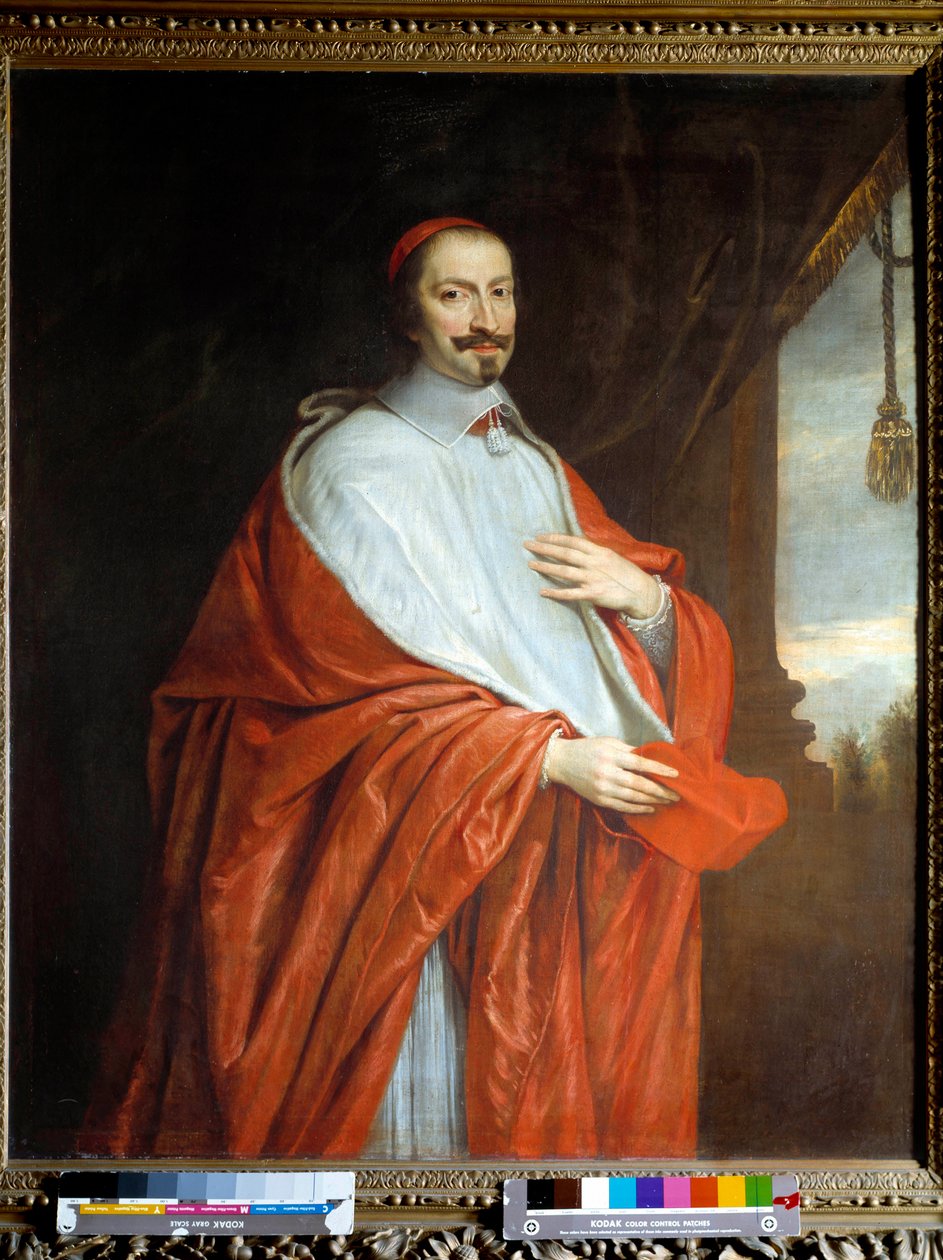 صورة الكاردينال جول مازارين (جوليو ريموندو مازارينو أو مازارينو) (1602-1661). لوحة فيليب دي شامبين (1602-1674) بواسطة فيليب دي شامبين