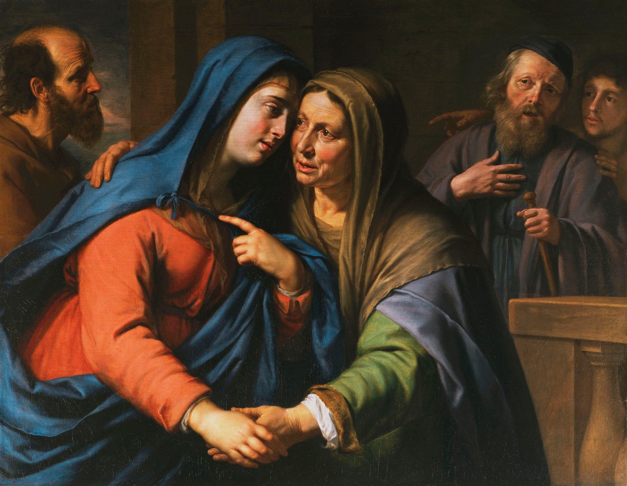 الزيارة ، ج .1643 بواسطة فيليب دي شامبين