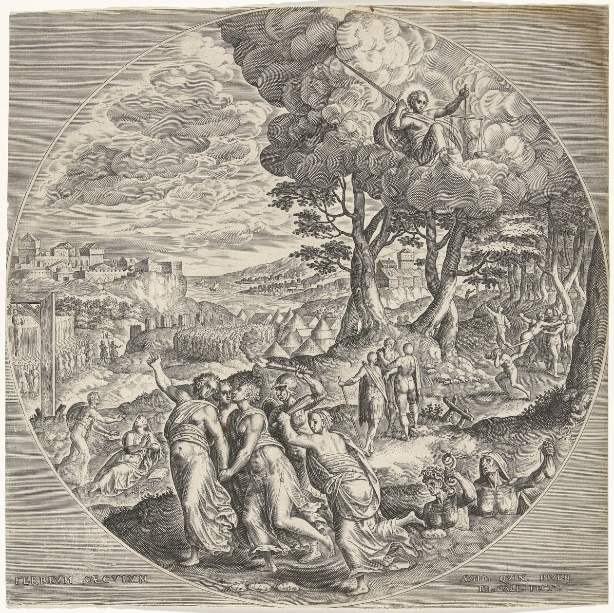 العصر الحديدي Ferreum saeculum (العنوان على الكائن) العصور الأربعة (عنوان المسلسل) بواسطة فيليبس جالي