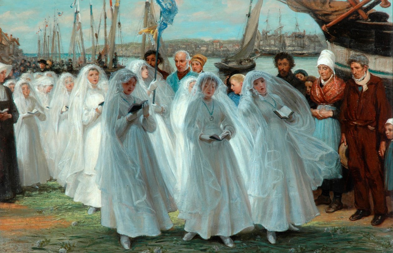 المناولة الأولى ، 1878 بواسطة فيليب ريتشارد موريس