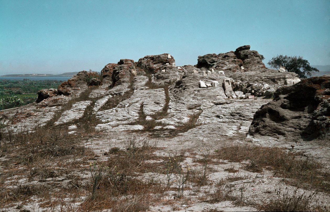 Civilization of the Phenicians: site of the tophet of the Punic City of Sulcis on the present island of Sant