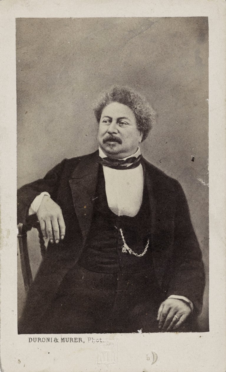 المؤلف الكسندر دوما والد 1802-1870 ، 1870. بواسطة استوديو الصور Duroni and Murer.