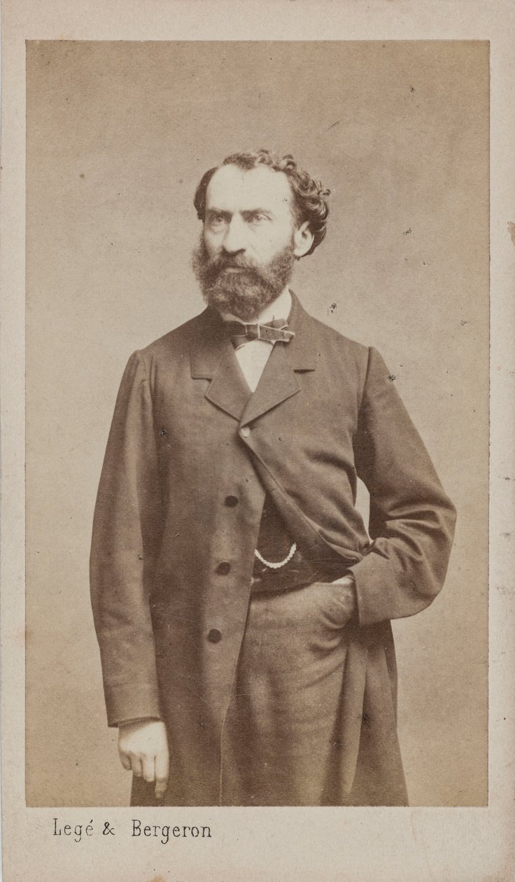 صورة للملحن بروسبر باسكال 1825-1880 ، ج. 1875. بواسطة استوديو الصور Legé and Bergeron.
