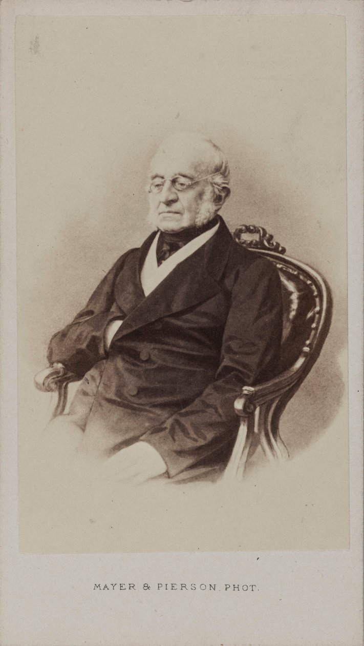 صورة للكونت كارل روبرت نيسلرود 1780-1862 ، حوالي 1860. بواسطة استوديو الصور ماير وبيرسون.
