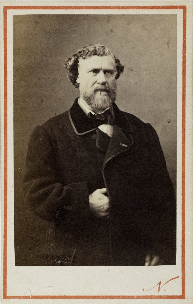 صورة لجول لاكروا 1809-1887 ، حوالي 1865. بواسطة استوديو تصوير الندار.