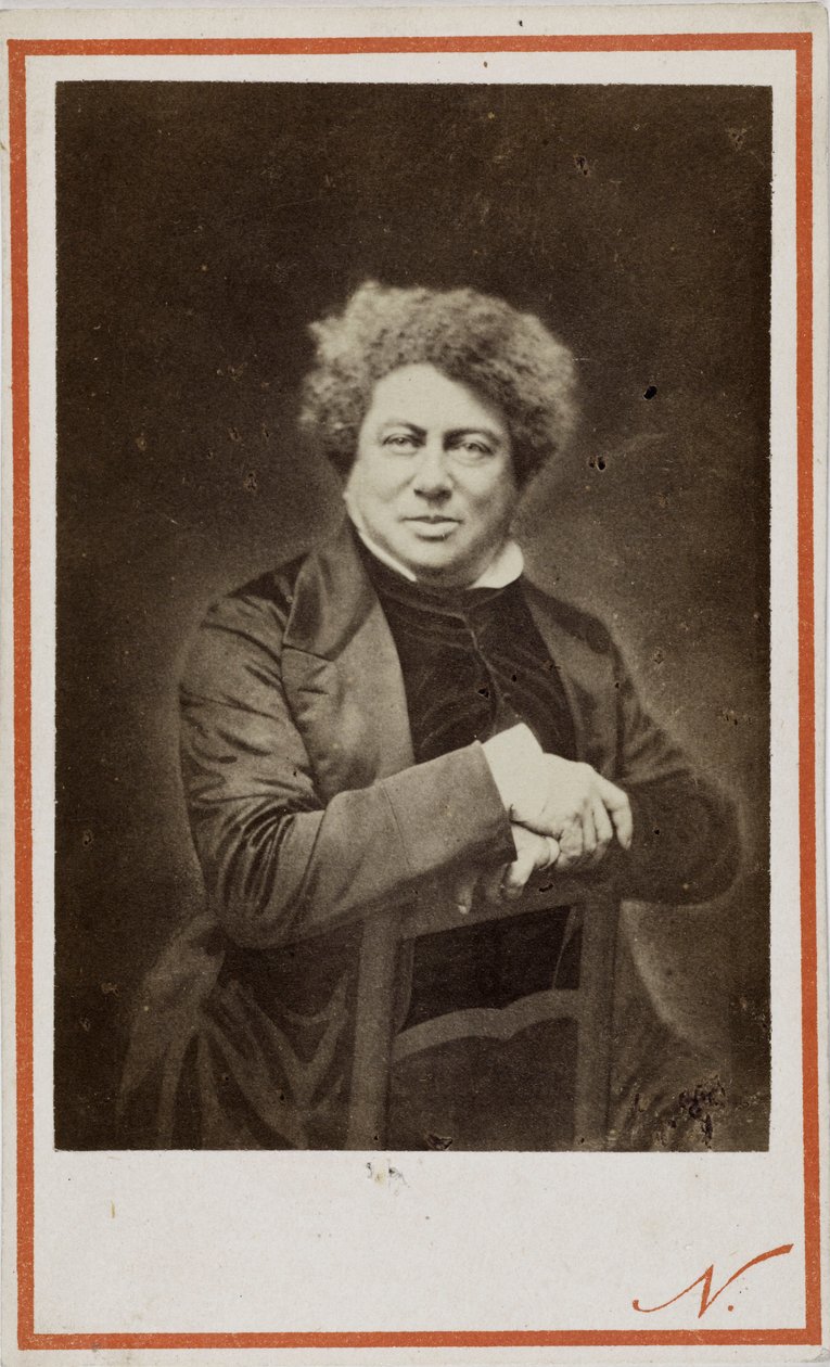 المؤلف الكسندر دوما والد 1802-1870 ، 1870. بواسطة استوديو تصوير الندار.