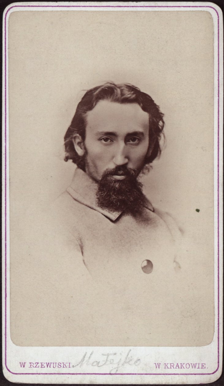 صورة جان ماتيجكو 1838-1893 ، ج .1880. بواسطة استوديو الصور فاليري رزيوسكي.