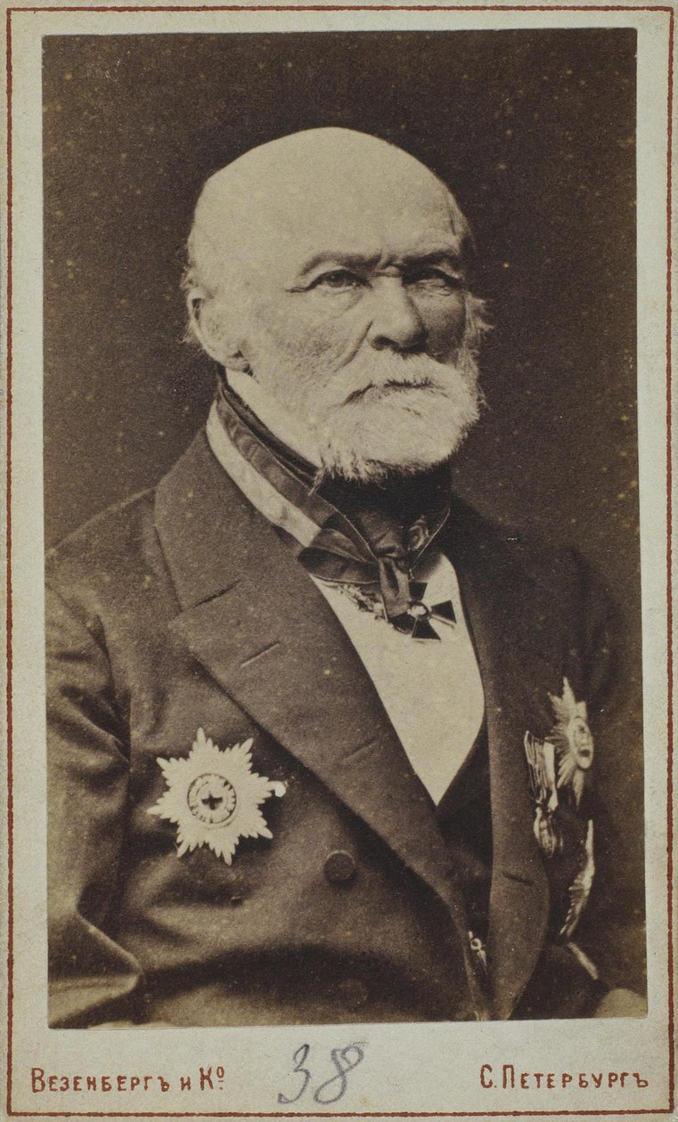 صورة لنيكولاي إيفانوفيتش بيروجوف 1810-1881 بواسطة استوديو الصور Wesenberg
