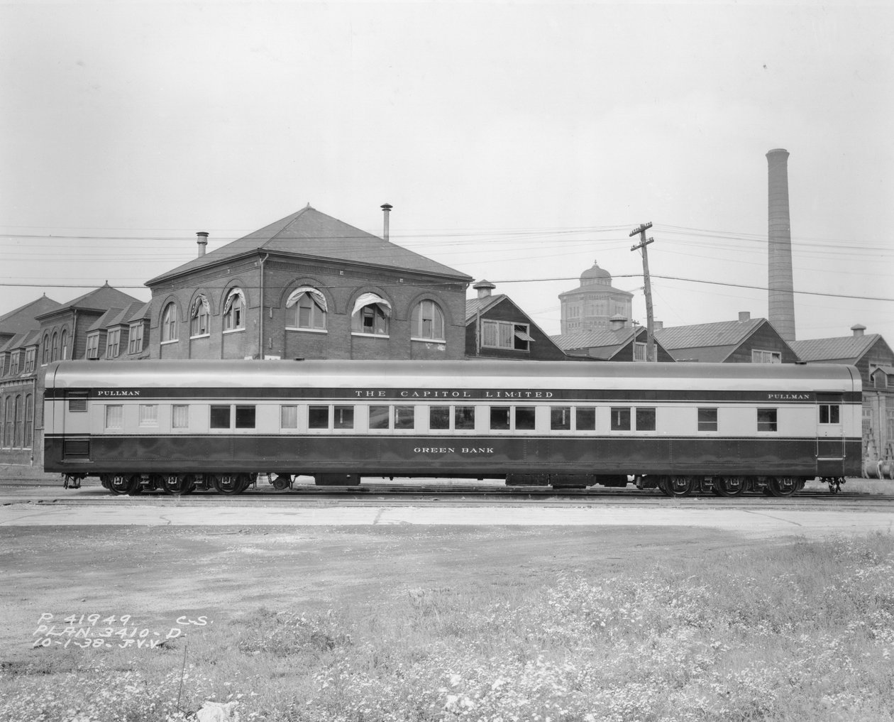 Car, Midwest MS Pullman, bx.6, Fl.454, Green Bank بواسطة المصور أمريكي