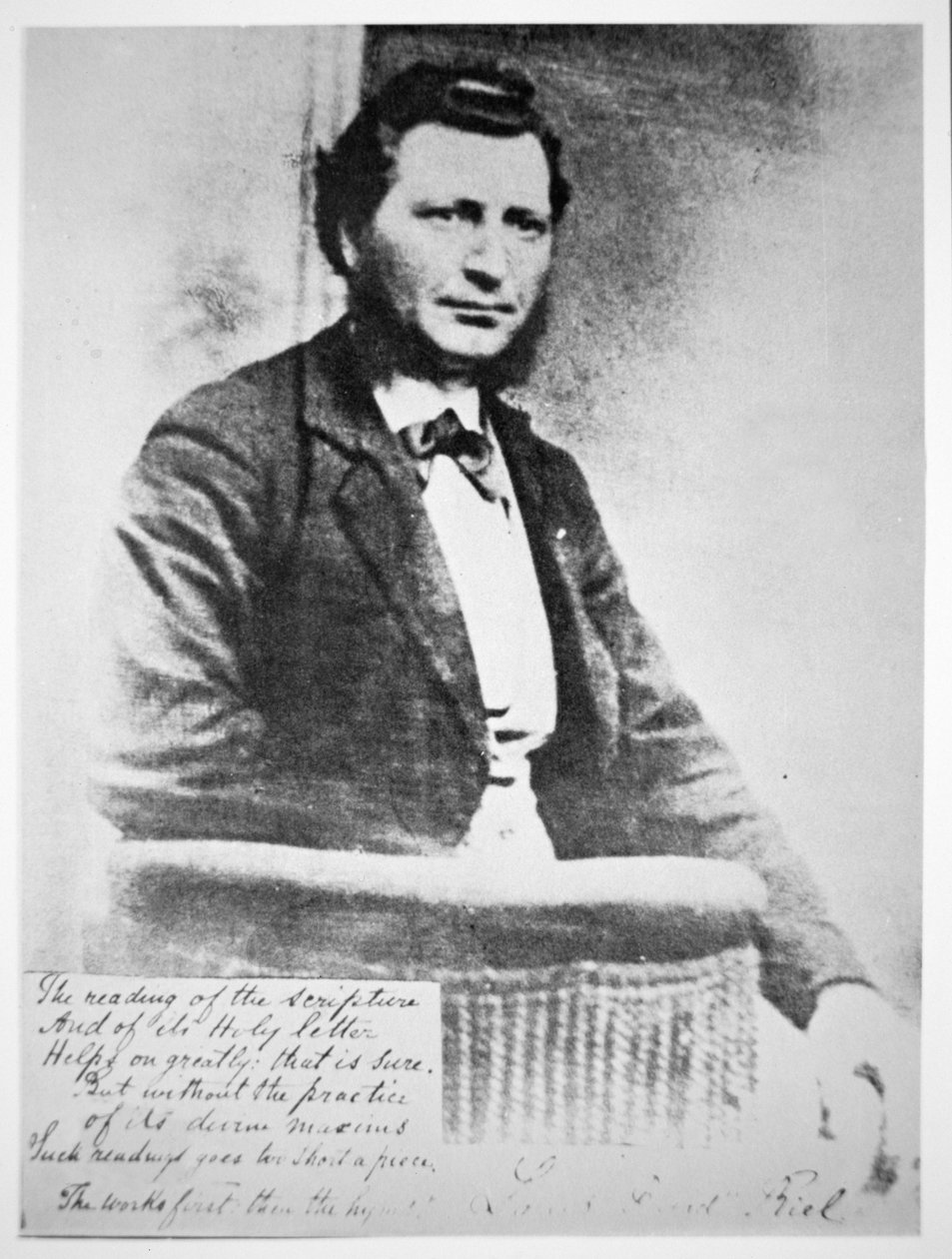 Louis Riel (b/w photo) بواسطة المصور كندي