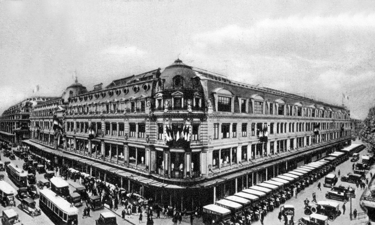 لو بون مارشيه، ج. 1910 (صورة بالأبيض والأسود) بواسطة مصور فوتوغرافي فرنسي