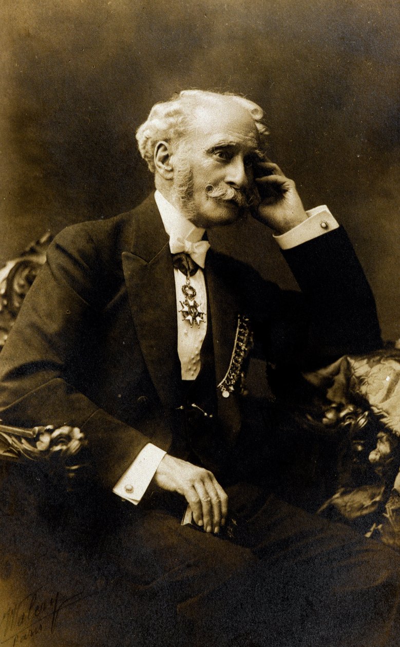 صورة فرانسوا ستيفن إميل ليجيرد (1830-1925) ، كاتب وشاعر وسياسي فرنسي - التصوير الفوتوغرافي ، Coll. باوسي بواسطة مصور فوتوغرافي فرنسي