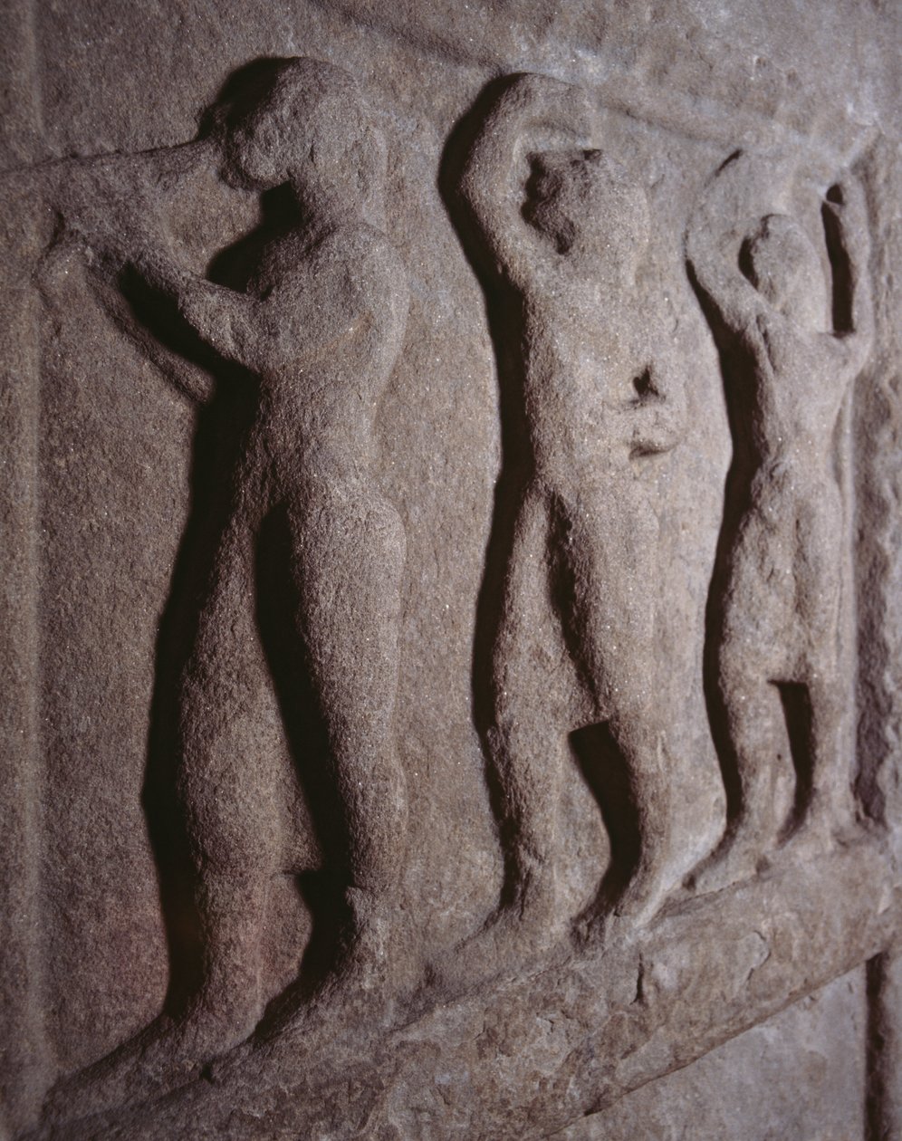 Musicians, detail from Funerary stele of Pontassieve, Tuscany, Italy, Etruscan civilization, 5th century BC بواسطة بليز نيكولا لو سوير