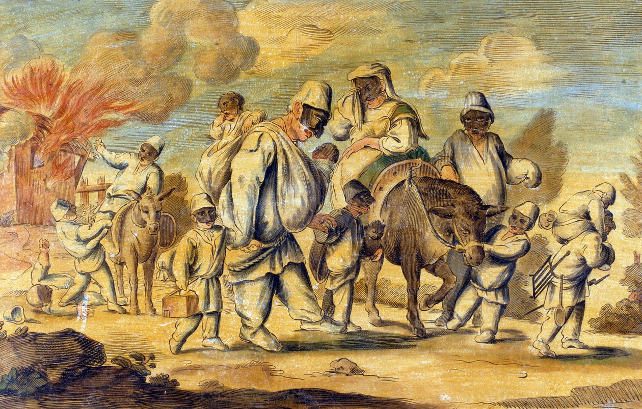 Pulcinella يخسر منزله في الحريق بواسطة بيير ليون (بعد) غزي