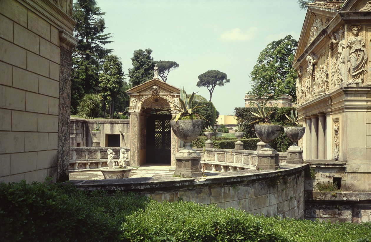 فناء Casina of Pius IV ، 1558-62 بواسطة بييرو ليجوريو